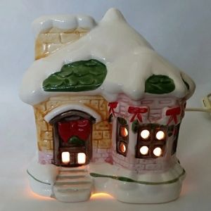 Christmas Village Lighted Snowhouse House